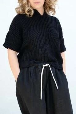 CorderaCotton Top - Black