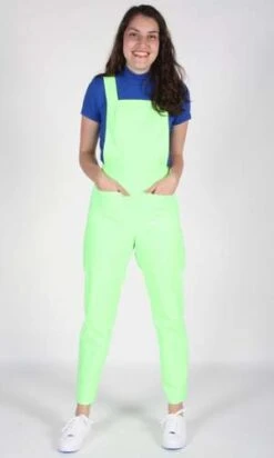 Birds Of North AmericaCurrawong Overalls - Neon Lime