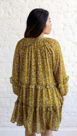 &MerciDaisy Flutter Dress - Yellow -CYNTHIA ROWLEY Sales Store Daisy Flutter Dress 20231016142954 2