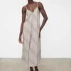 KowtowDusk Slip Dress - Optic Check -CYNTHIA ROWLEY Sales Store Dusk Slip Dress 20231031224720