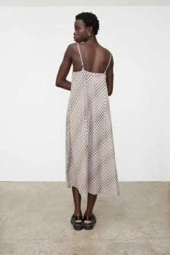 KowtowDusk Slip Dress - Optic Check -CYNTHIA ROWLEY Sales Store Dusk Slip Dress 20231031224721 3