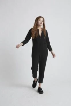 IGWTEMERY JUMPSUIT - BLACK -CYNTHIA ROWLEY Sales Store EMERY JUMPSUIT 20190125190609 1