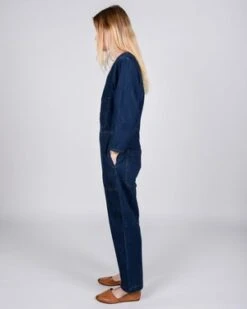 L.F.MarkeyEarlston Boilersuit - Raw Denim -CYNTHIA ROWLEY Sales Store Earlston Boilersuit in raw denim 20201010202029 1