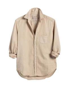 Frank & EileenEileen Button Up - Sand Color Indigo