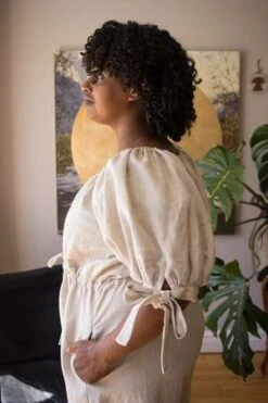 Eliza FaulknerRamona Jumpsuit - Raw Linen -CYNTHIA ROWLEY Sales Store Eliza Faulkner Ramona Jumpsuit Raw Linen 20220519202823