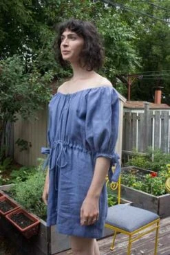 Eliza FaulknerRamona Playsuit - Periwinkle -CYNTHIA ROWLEY Sales Store Eliza Faulkner Ramona Playsuit Periwinkle 20230706221138 1