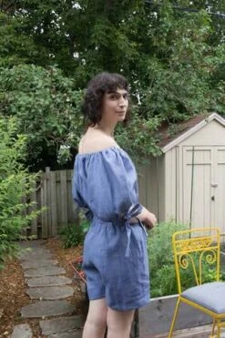 Eliza FaulknerRamona Playsuit - Periwinkle -CYNTHIA ROWLEY Sales Store Eliza Faulkner Ramona Playsuit Periwinkle 20230706221139