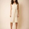 NKCElle Button Down Dress - Nude -CYNTHIA ROWLEY Sales Store Elle Button Down Dress in Nude 20231101101640