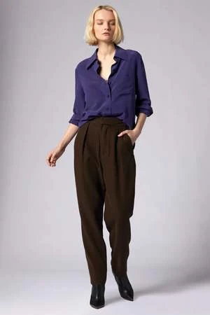 EquipmentQuinne Long Sleeve Silk Shirt - Astral Aura Blue 2 EquipmentQuinne Long Sleeve Silk Shirt - Astral Aura Blue - Image 2