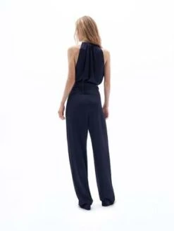 Filippa KBelted Satin Jumpsuit - Night Sky Blue -CYNTHIA ROWLEY Sales Store Filippa K Belted Satin Jumpsuit 20230119215351 1