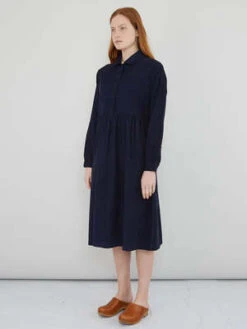 FOLKLoom Dress - Navy -CYNTHIA ROWLEY Sales Store Folk Loom Dress in Navy 20230905111256 2