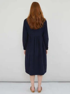 FOLKLoom Dress - Navy -CYNTHIA ROWLEY Sales Store Folk Loom Dress in Navy 20230905111256 3