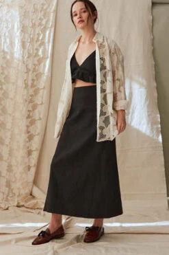 Caron CallahanFrancine Shirt In Eyelet Lattice - Floral -CYNTHIA ROWLEY Sales Store Francine Shirt in Eyelet Floral Lattice 20230608030252 2