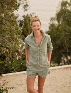 Frank & EileenIreland Playsuit - Sage
