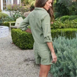 Frank & EileenIreland Playsuit - Sage 7 Frank & EileenIreland Playsuit - Sage -CYNTHIA ROWLEY Sales Store Frank Eileen Ireland Playsuit 20230826043942