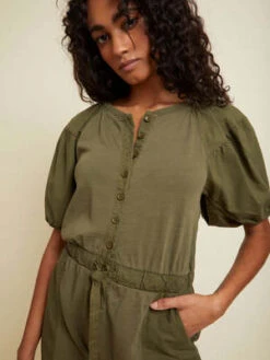 Nation LtdGarner Combo Romper - Ivy -CYNTHIA ROWLEY Sales Store Garner Combo Romper Ivy 20230615180851 1