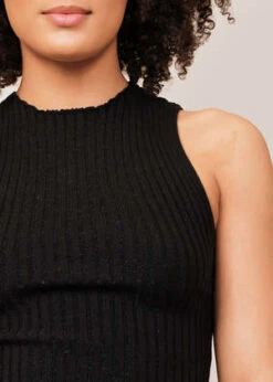 Giu GiuGlitter NONNA Tank - Onyx -CYNTHIA ROWLEY Sales Store Glitter Onyx NONNA Tank 20230322105106 1