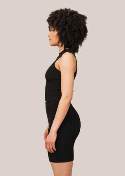 Giu GiuGlitter NONNA Tank - Onyx -CYNTHIA ROWLEY Sales Store Glitter Onyx NONNA Tank 20230322105106 3