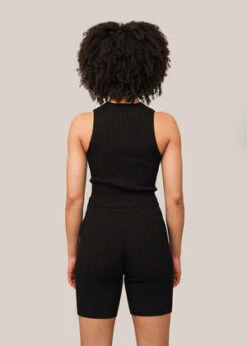 Giu GiuGlitter NONNA Tank - Onyx -CYNTHIA ROWLEY Sales Store Glitter Onyx NONNA Tank 20230322105106 4