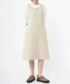 New Release -CYNTHIA ROWLEY Sales Store Gramicci CANVAS MID LENGTH DRESS DUSTY BLACK 20230929065107 1