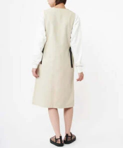 GramicciCanvas Mid-length Dress - Dusty Black -CYNTHIA ROWLEY Sales Store Gramicci CANVAS MID LENGTH DRESS DUSTY BLACK 20230929065108 1