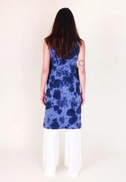 GramicciWaffle Cord Mid-Length Dress - Navy Bleach Dye -CYNTHIA ROWLEY Sales Store Gramicci Waffle Cord Mid Length Dress Navy Bleach Dye 20230919134417 2