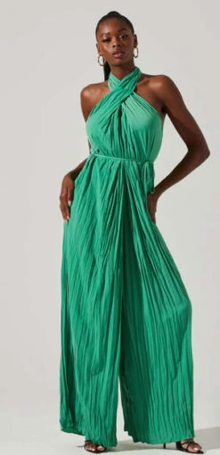 ASTR The LabelDamia Jumpsuit - Green