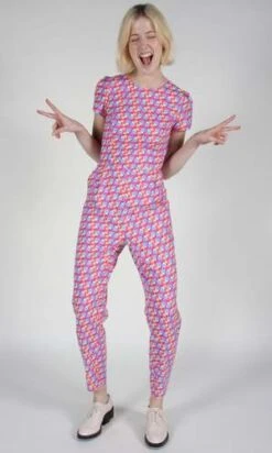 Birds Of North AmericaGyrfalcon Jumpsuit - Pink Toucans