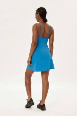 Girlfriend CollectiveIbiza Juliet Dress - Blue -CYNTHIA ROWLEY Sales Store Ibiza Juliet Dress 20230728003255 3