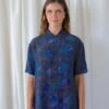 Rachel ComeyIra Shirt - Blue Floral -CYNTHIA ROWLEY Sales Store Ira Shirt 20230816163541