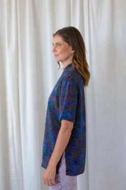 Rachel ComeyIra Shirt - Blue Floral -CYNTHIA ROWLEY Sales Store Ira Shirt 20230816163541 3