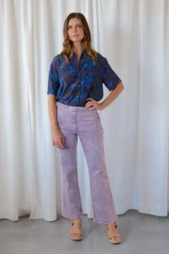 Rachel ComeyIra Shirt - Blue Floral -CYNTHIA ROWLEY Sales Store Ira Shirt 20230816163542 1