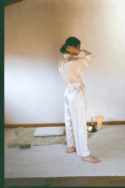 DATURARen Jumpsuit - Ivory White