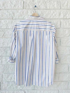 Frank & EileenJoedy Button Up Shirt - Navy Double Sand Stripe -CYNTHIA ROWLEY Sales Store JOEDY BUTTON UP SHIRT 20230804192728