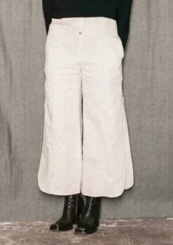 BERENIKNATURAL LINEN LONG SLEEVELESS SIDE SLOTS JUMPSUIT - White -CYNTHIA ROWLEY Sales Store JUMPSUIT LONG SLEEVELESS SIDE SLOTS NATURAL LINEN white 20210520203554