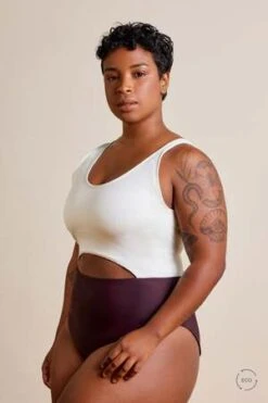 June SwimwearUne-pice Raya - Noyer/Pannacotta - Tulum