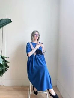 Jennifer GlasgowLouella Dress - Royal Blue -CYNTHIA ROWLEY Sales Store Jennifer Glasgow Louella Dress Royal Blue 20231016234936 1