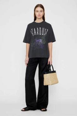 Anine BingJoel Tee - Stardust/Washed Black