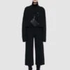JosephTweed Knit Culotte Pants - Black -CYNTHIA ROWLEY Sales Store Joseph Black Tweed Knit Culotte Pants 20231030215707