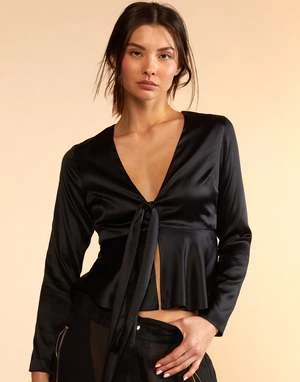 CYNTHIA ROWLEYJula Silk Blouse - Black 2 CYNTHIA ROWLEYJula Silk Blouse - Black - Image 2