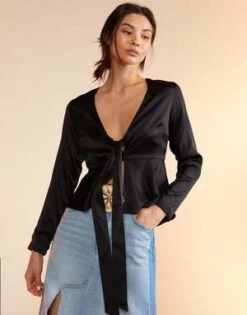 CYNTHIA ROWLEYJula Silk Blouse - Black 9 CYNTHIA ROWLEYJula Silk Blouse - Black -CYNTHIA ROWLEY Sales Store Jula Silk Blouse 20230729225218 2
