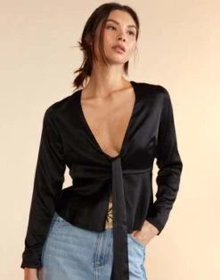 CYNTHIA ROWLEYJula Silk Blouse - Black 11 CYNTHIA ROWLEYJula Silk Blouse - Black -CYNTHIA ROWLEY Sales Store Jula Silk Blouse 20230729225219 1