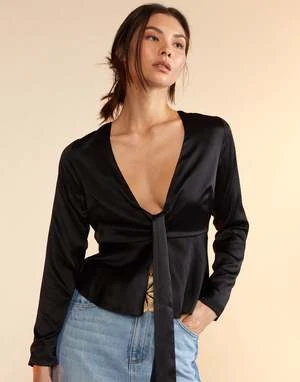 CYNTHIA ROWLEYJula Silk Blouse - Black 5 CYNTHIA ROWLEYJula Silk Blouse - Black - Image 5