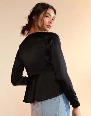 CYNTHIA ROWLEYJula Silk Blouse - Black 6 CYNTHIA ROWLEYJula Silk Blouse - Black - Image 6