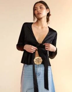 CYNTHIA ROWLEYJula Silk Blouse - Black 10 CYNTHIA ROWLEYJula Silk Blouse - Black -CYNTHIA ROWLEY Sales Store Jula Silk Blouse 20230729225219