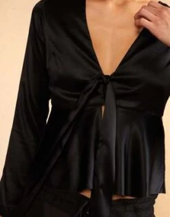 CYNTHIA ROWLEYJula Silk Blouse - Black 13 CYNTHIA ROWLEYJula Silk Blouse - Black -CYNTHIA ROWLEY Sales Store Jula Silk Blouse 20230729225219 3