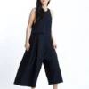 KAAREMSaccha Layered Pocket Onesie - Black Blue -CYNTHIA ROWLEY Sales Store KAAREM Saccha Layered Onesie Black Blue 20190520204858