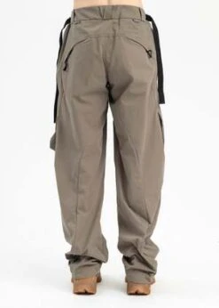 Hyein SeoKHAKI VENTED TROUSER - Khaki -CYNTHIA ROWLEY Sales Store KHAKI VENTED TROUSER 20231023035028 1