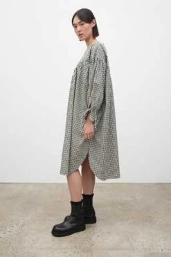 KowtowJuno Dress - Mini Check -CYNTHIA ROWLEY Sales Store Kowtow Juno Dress Mini Check 20230412004805