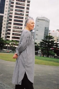 KowtowJuno Dress - Mini Check -CYNTHIA ROWLEY Sales Store Kowtow Juno Dress Mini Check 20230412004807 1